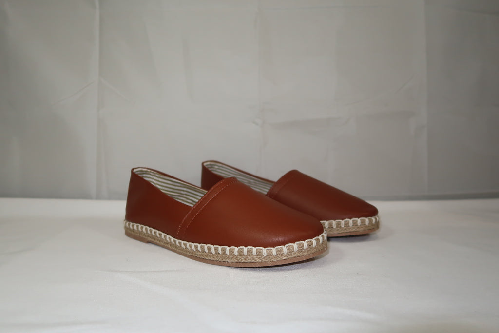 Mocasín alpargata Slip-On Chanel Camel- Estilo mediterráneo