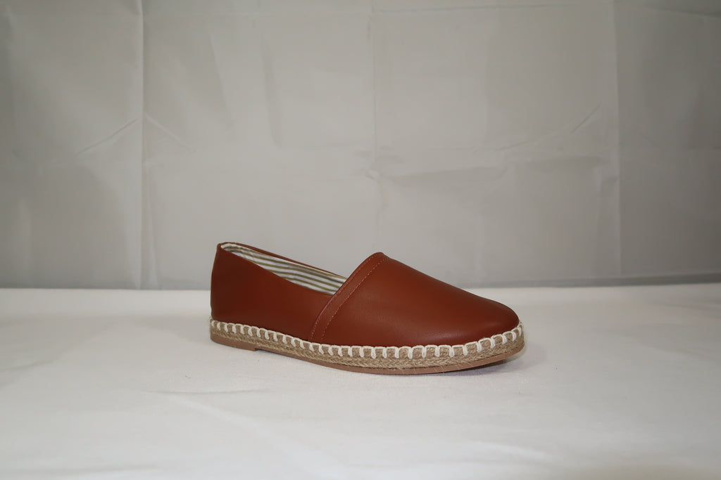 Mocasín alpargata Slip-On Chanel Camel- Estilo mediterráneo