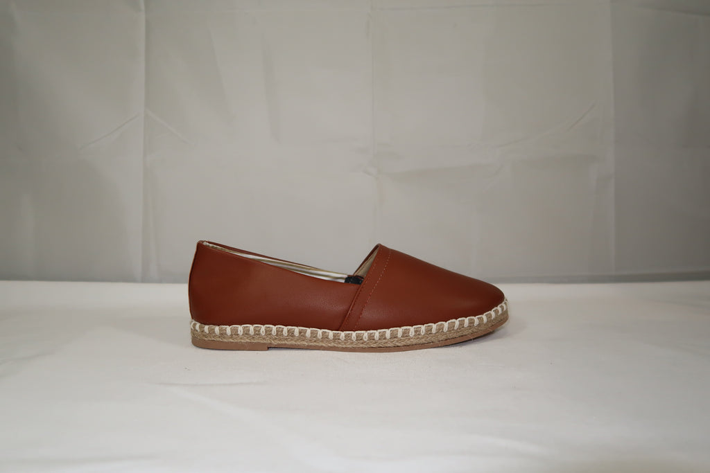 Mocasín alpargata Slip-On Chanel Camel- Estilo mediterráneo